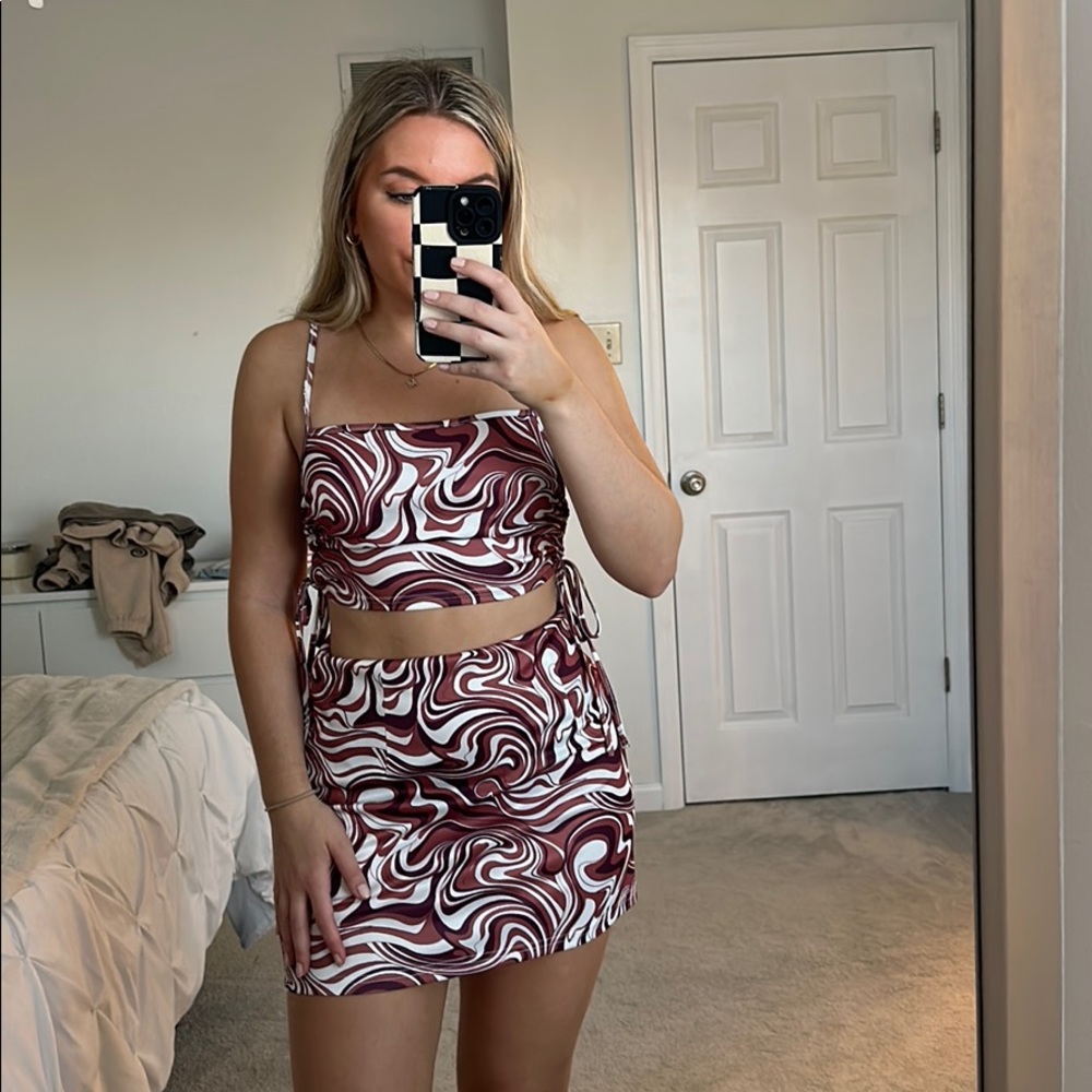 two piece skirt/tank set